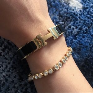 H Clic Clac Gold/Black Bracelet 🖤